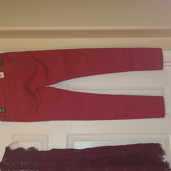 Red Jeggings - Picture 2 of 4